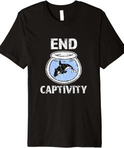 End Captivity Shirt - Free the Orca Whales T-Shirt apparel Premium T-Shirt