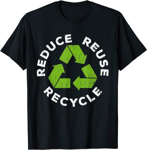 Reduce Reuse RecycleEarth Day 2023 T-Shirt