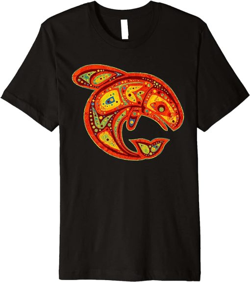 Native American Totem ORCA Killer Whale 7 - Fan Fun Premium T-Shirt