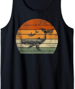 Whale Gifts For Women Men Funny Whale Print Graphic Tank Top