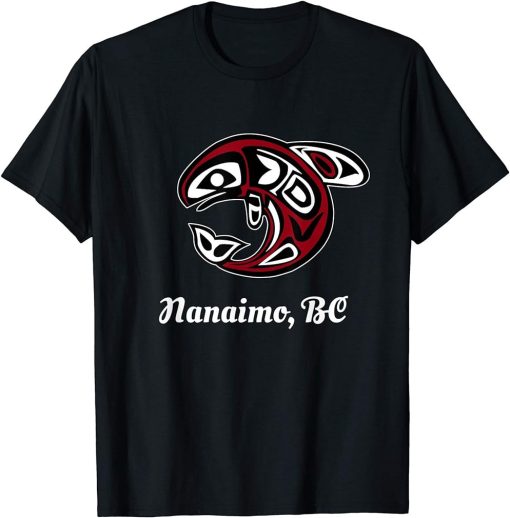 BC Canada Nanaimo Native Tribal Orca Killer Whale T-Shirt